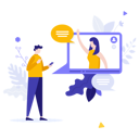 پیش‌نمایش فایل online-business-meeting-7210636 از پک حرفه