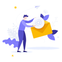 پیش‌نمایش فایل man-sending-marketing-mail-7210568 از پک تاجر