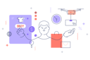 پیش‌نمایش فایل shopping-delivery-10064719 از پک مبتنی بر مفهوم