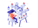 پیش‌نمایش فایل concept-of-internet-service-for-augmented-or-virtual-reality-online-game-simulation-2974786 از پک فناوری‌های هوشمند