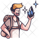 پیش‌نمایش فایل explorer-and-crystal-7099025 از پک شکارچی گنج