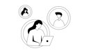 پیش‌نمایش فایل online-meeting-together-dark-version-7174135 از پک کسب و کار
