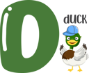 پیش‌نمایش فایل duck-11676045 از پک الفبای حیوانات