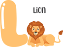 پیش‌نمایش فایل lion-11676053 از پک الفبای حیوانات