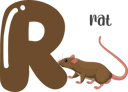پیش‌نمایش فایل rat-11676059 از پک الفبای حیوانات