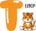 پیش‌نمایش فایل tiger-11676061 از پک الفبای حیوانات