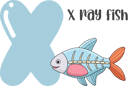 پیش‌نمایش فایل x-ray-fish-11676065 از پک الفبای حیوانات