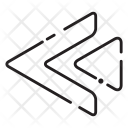 پیش‌نمایش فایل left-arrow-355 از پک پیکان بزرگ