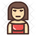 پیش‌نمایش فایل lady-1893066 از پک آواتار (خط پر)