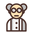 پیش‌نمایش فایل scientist-1893057 از پک آواتار (خط پر)