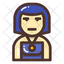 پیش‌نمایش فایل woman-1893053 از پک آواتار (خط پر)