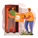 پیش‌نمایش فایل food-parcel-delivery-4650524 از پک تحویل غذا
