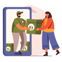 پیش‌نمایش فایل online-food-delivery-service-4650525 از پک تحویل غذا