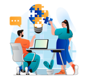 پیش‌نمایش فایل business-team-brainstorming-together-4738108 از پک کسب و کار