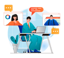 پیش‌نمایش فایل online-business-meeting-4738112 از پک کسب و کار