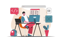 پیش‌نمایش فایل application-developer-doing-programming-4737528 از پک کسب و کار