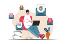 پیش‌نمایش فایل email-marketing-4737516 از پک کسب و کار