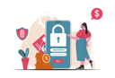 پیش‌نمایش فایل girl-doing-secure-payment-by-mobile-app-4737533 از پک کسب و کار