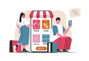 پیش‌نمایش فایل people-getting-discount-on-online-shopping-4737524 از پک کسب و کار