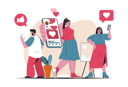 پیش‌نمایش فایل people-on-social-media-network-4737536 از پک کسب و کار