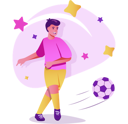 پیش‌نمایش فایل football-player-kicking-ball-4836345 از پک حرفه