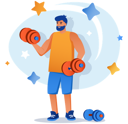 پیش‌نمایش فایل man-doing-biceps-exercise-4836350 از پک حرفه