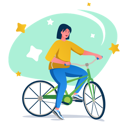 پیش‌نمایش فایل woman-riding-bicycle-4836340 از پک حرفه