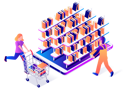 پیش‌نمایش فایل digital-library-4836276 از پک ایزومتریک