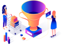 پیش‌نمایش فایل online-shopping-reward-4836271 از پک ایزومتریک