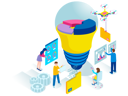پیش‌نمایش فایل business-statistics-4836218 از پک ایزومتریک