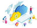 پیش‌نمایش فایل cloud-data-management-4836214 از پک ایزومتریک