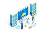 پیش‌نمایش فایل data-server-4836235 از پک ایزومتریک
