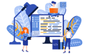 پیش‌نمایش فایل developer-working-on-code-4836652 از پک فعالیت‌های تجاری