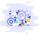 پیش‌نمایش فایل employees-working-on-marketing-goal-4836839 از پک کسب و کار