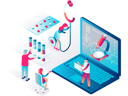 پیش‌نمایش فایل online-medical-4836138 از پک ایزومتریک