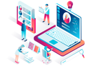 پیش‌نمایش فایل online-recruitment-4836141 از پک ایزومتریک