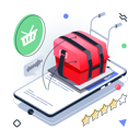 پیش‌نمایش فایل rating-delivery-service-4836722 از پک خرید آنلاین