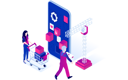پیش‌نمایش فایل app-development-4866593 از پک ایزومتریک