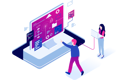 پیش‌نمایش فایل cloud-development-4866597 از پک ایزومتریک