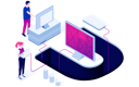 پیش‌نمایش فایل designers-working-on-website-layout-4866622 از پک ایزومتریک