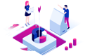پیش‌نمایش فایل online-business-analysis-4866600 از پک ایزومتریک