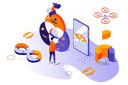پیش‌نمایش فایل devops-development-4919801 از پک ایزومتریک