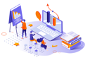 پیش‌نمایش فایل market-analysis-4919823 از پک ایزومتریک