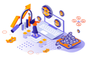 پیش‌نمایش فایل online-cryptocurrency-trade-analysis-4919797 از پک ایزومتریک