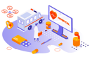 پیش‌نمایش فایل online-health-4919805 از پک ایزومتریک