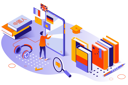 پیش‌نمایش فایل online-language-learning-4919804 از پک ایزومتریک