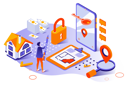 پیش‌نمایش فایل online-rental-website-4919806 از پک ایزومتریک