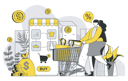 پیش‌نمایش فایل commerce-in-mobile-app-5021780 از پک حرفه