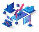 پیش‌نمایش فایل business-statistic-5227309 از پک ایزومتریک