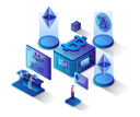 پیش‌نمایش فایل cryptocurrency-marketplace-5227315 از پک ایزومتریک
